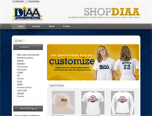 Tablet Screenshot of diaa.teamip.com